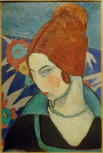 Självporträtt, 1916 av Jeanne Hébuterne