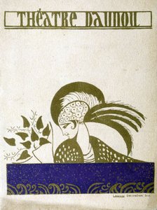 Program för teatern Daunou i Paris av Jeanne Lanvin
