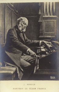Cesar Franck, belgisk född kompositör, pianist, organist och musiklärare som arbetade i Paris under sitt vuxna liv (1822-1890) av Jeanne Rongier
