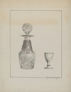 Karaff och glas av Jeanne Taylor