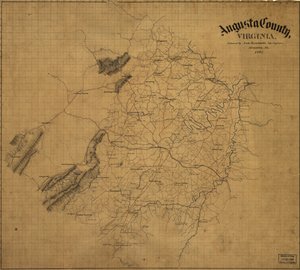 Augusta County, Virginia, LOC 99446931 av Jedediah Hotchkiss