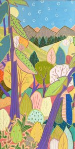 Färgglad bergskog av Jeff Ferst