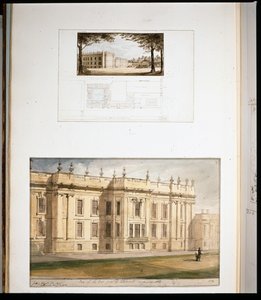 Design för East Elevation, Chatsworth House
