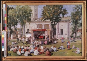 Samarbetesdag i byn av Jefim Michailowitsch Tschepzow