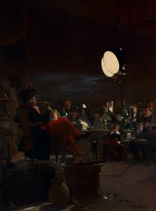 En nattkurs, ca. 1881.
