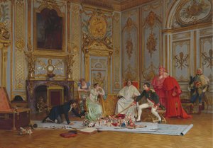 Napoleon planerar sin kröning