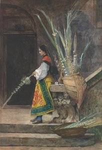 Palmsöndagen i Spanien, 1873.