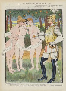Muserna av Roland av Berlin. Illustration för Le Rire