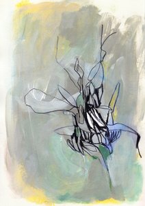 Abstrakt botanisk blomning av Jenja Braun