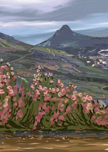 Vackra blommor i bergen av Jenna Alheit