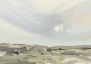 Landskap med lugn himmel av Jenna Alheit