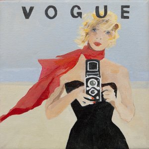 Vogue-omslag (akryl) av Jennifer Abbott