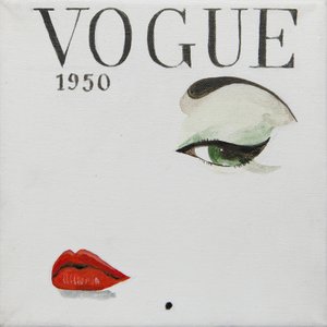 Vogue-omslag (akryl) av Jennifer Abbott