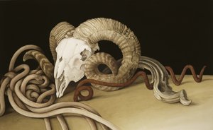 Vanitas, 2004 (wc on paper)