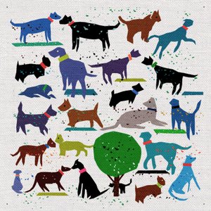 Dog Love, 2022 (blandade media)
