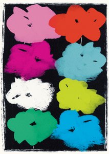 Warhol Flowers (blandade media) av Jenny Frean