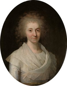 Danska: Porträtt av Maren Juel Porträtt av Maren Juel av Jens Juel