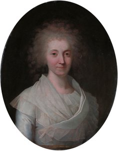 Danska: Porträtt av Maren Juel Porträtt av Maren Juel av Jens Juel