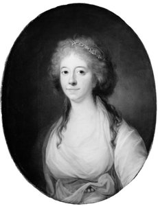 Elisabeth (Lisa) de la Calmette, född baronessa Iselin, hustru till Antoine de la Calmette