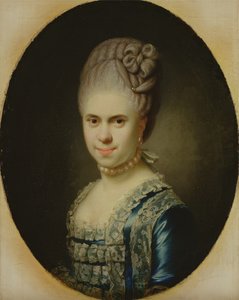 Porträtt av Dorothea Maria Lienau, 1772 (se 149184 för par)