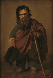Den romerska dvärgen Francesco Ravai, kallad Bajocco