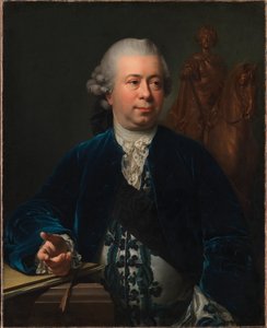 Skulptören Jacques-Francois-Joseph Saly av Jens Juel