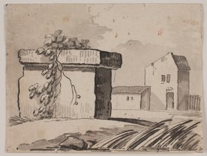 Ruin och hus av Jens Petersen Lund