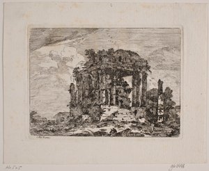 Ruinerna av ett mausoleum av Jens Petersen Lund