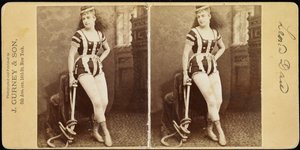 Leona Dare, 1869-74 (albumintryck)