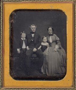 Porträtt av en familj