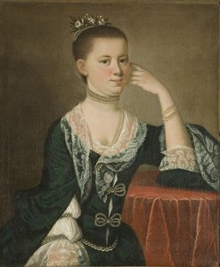 Porträtt av fru Elias Vander Horst, ca 1763 (olja på duk)