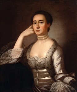 Porträtt av mrs John Champneys, ca 1763