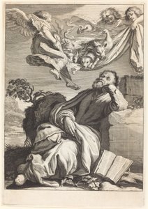 Drömmen om Sankt Peter av Jeremias Falck after Johann Liss