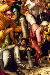 Korsets bärande, ca 1515 (Tempera och olja på barrträ)