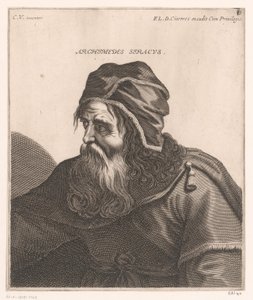Porträtt av Archimedes Arkimedes Syrakusa. (titel på objekt) Byster av filosofer och kungar (serietitel)