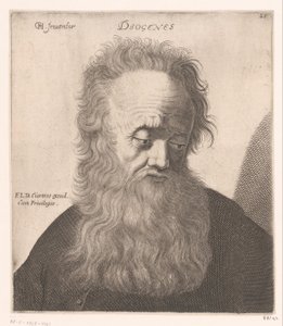Porträtt av Diogenes av Sinope Diogenes (titel på objekt) Byster av filosofer och kungar (serietitel)