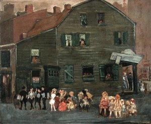 Det gamla huset, ca 1910 (olja på duk)