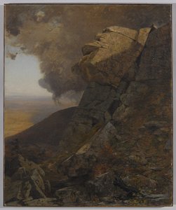 A Cliff in the Kaatskills, c.1863 av Jervis McEntee