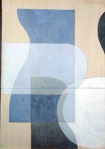Abstrakt 2, ca 1938 (gouache på gesso)