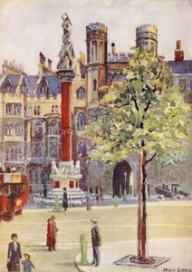 Broadway, Westminster (färglitografi)