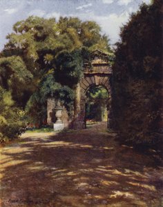Chiswick House, The Inigo Jones Gateway (lito i färg)