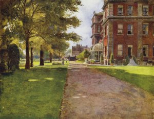 Marlborough House (färg litho) av Jessie MacGregor