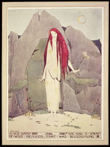 Illustration från "A House of Pomegranates" av Oscar Wilde, publicerad 1891, denna kopia 1915