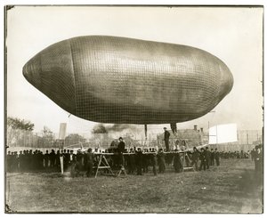 Luftskepp "California Arrow" av Jessie Tarbox Beals