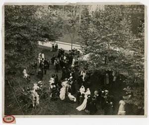 Columbia Lawn feste - allmän vy av Jessie Tarbox Beals