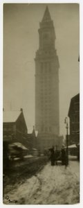 Custom House, Boston, USA, ca 1902-10 (foto av gelatinsilver) av Jessie Tarbox Beals