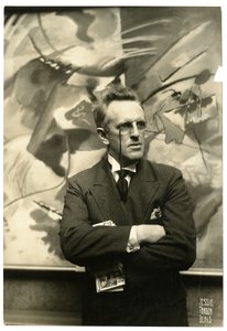 Dudley Crafts Watson - Chicago Art Institute, ca 1913-40 (foto i gelatinsilver) av Jessie Tarbox Beals