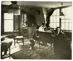 Ernest Thompson Seton, ca 1918 (foto av gelatinsilver) av Jessie Tarbox Beals
