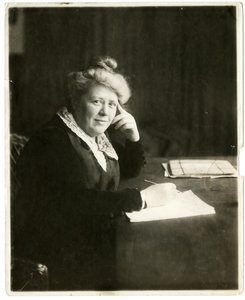 Jane Martin, annonsör, ca 1905-20 (foto av gelatinsilver) av Jessie Tarbox Beals