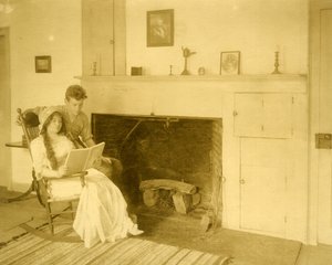 Malcolm Stewart Boylan och hans mor Han är en av de nio viktiga titelförfattarna i Hollywood, ca 1905-17 (foto av gelatinsilver) av Jessie Tarbox Beals